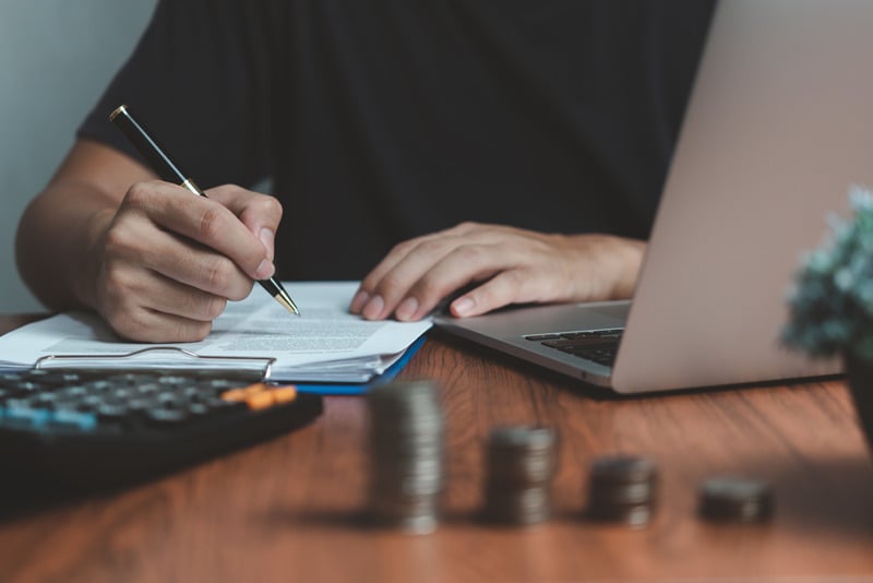 Professional working on cost-effective solutions